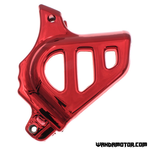 Front sprocket cover Minarelli AM6 plastic red